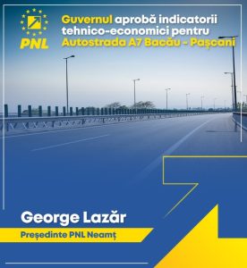 George Lazăr, președinte PNL Neamț: „Nemțenii vor avea autostradă!”, ZCH NEWS - sursa ta de informații