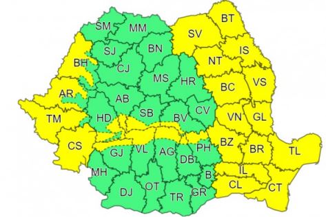 Cod galben de vânt în zona Moldovei, ZCH NEWS - sursa ta de informații
