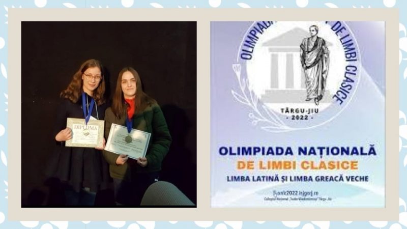 Daria Ioana Roșu și Maria Elisa Broască de la „Roman Vodă” – pe podiumul Olimpiadei Naționale de Limbi Clasice, ZCH NEWS - sursa ta de informații