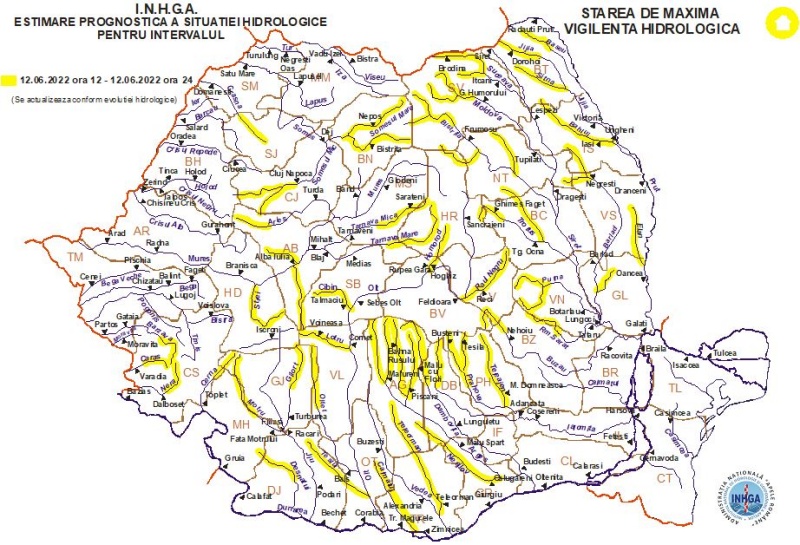 Avertizare hidrologică în Neamț și alte județe: viituri și scurgeri de pe versanți!, ZCH NEWS - sursa ta de informații