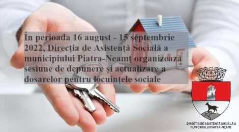 DAS Neamț anunță condițiile pentru depunerea cererilor pentru locuințe sociale, ZCH NEWS - sursa ta de informații