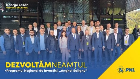 George Lazăr, președinte PNL Neamț: „Guvernul României, condus de premierul liberal Nicolae Ciucă investește 1,4 miliarde de lei pentru dezvoltarea județului Neamț”, ZCH NEWS - sursa ta de informații