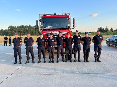 Zece pompieri nemțeni participă la stingerea incendiilor de pădure din Franța, ZCH NEWS - sursa ta de informații