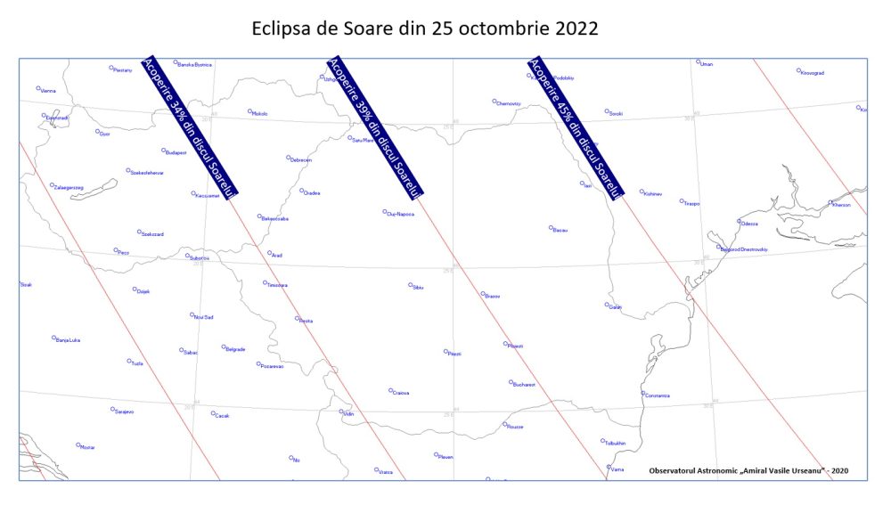 25 octombrie: eclipsă de Soare vizibilă din România, ZCH NEWS - sursa ta de informații