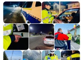 Acțiune preventivă în trafic: 500 de amenzi și 40 de permise retrase în trei zile