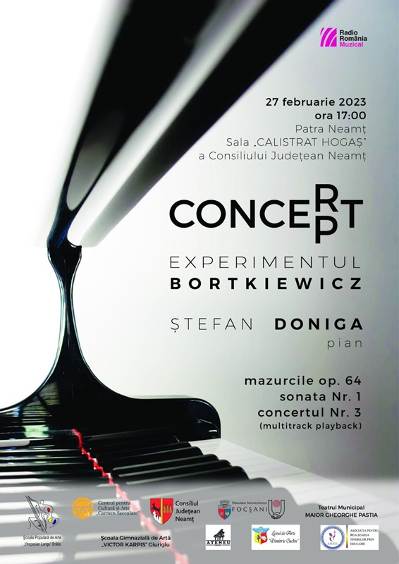 Piatra-Neamţ: Concert de pian Ştefan Doniga, ZCH NEWS - sursa ta de informații