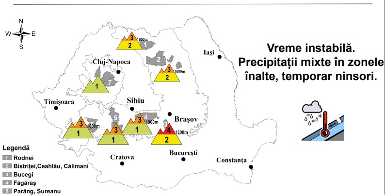 Din nou risc de avalanșă pe Ceahlău, ZCH NEWS - sursa ta de informații