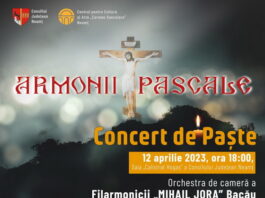 „Armonii pascale” cu Filarmonica „Mihail Jora” din Bacău la CJ Neamţ