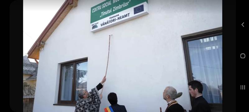 A fost inaugurat Centrul Social Multifuncțional de la Vânători-Neamț, ZCH NEWS - sursa ta de informații