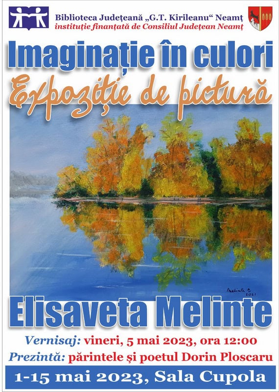 Expoziție de pictură la Biblioteca Județeană Neamț