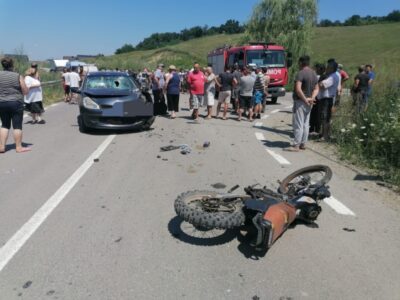 Accident la Petricani: un motociclist a ajuns la spital, ZCH NEWS - sursa ta de informații