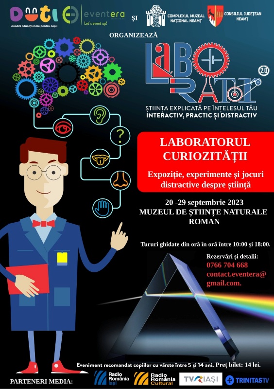 Micii romașcanii sunt invitați la „Laboratorul curiozității”   