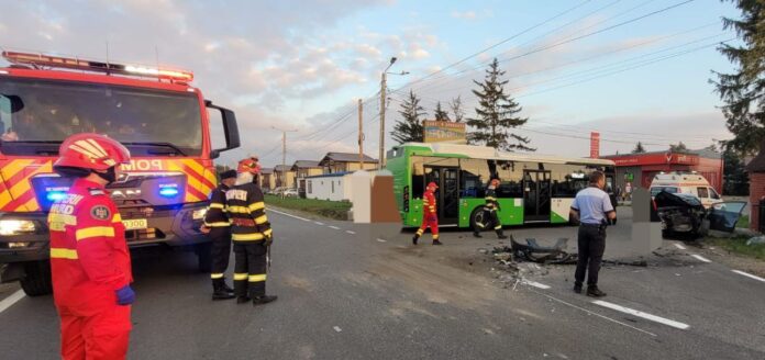 accident troleibuzul