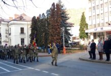 Ceremonie militară de Ziua Victoriei Revoluției Române și a Libertății