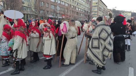 Parada formatiilor de la Festivalul de datini „Steaua sus rasare 5