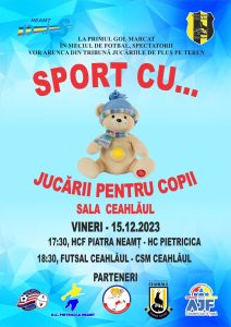 Piatra Neamț. Eveniment sportiv caritabil: „Sport cu … Jucării pentru copii”, ZCH NEWS - sursa ta de informații