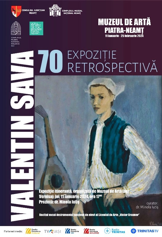 „Valentin Sava 70” – expoziție temporară la Muzeul de Artă Piatra Neamț, ZCH NEWS - sursa ta de informații