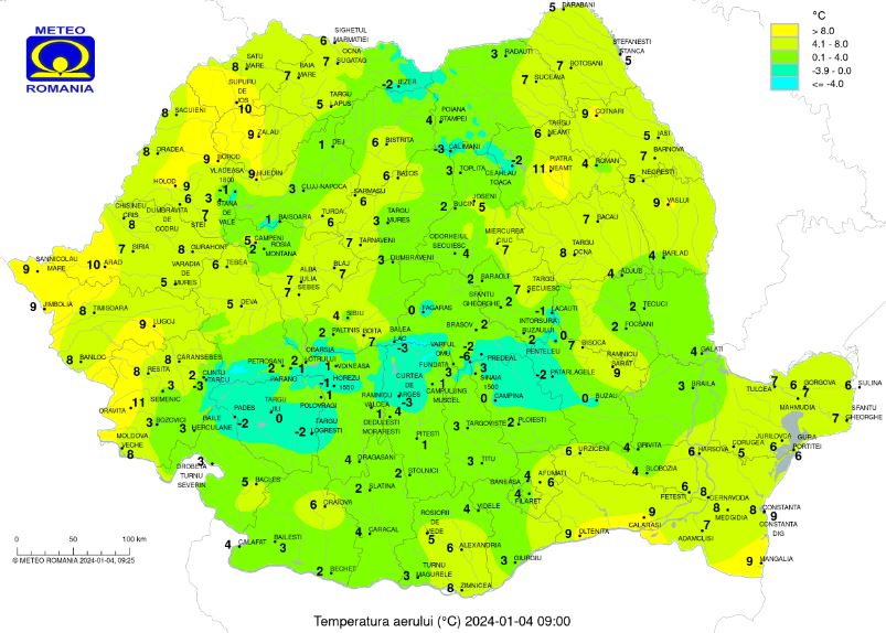 Cea mai mare temperatură din țară: 11 grade la Piatra Neamț, ZCH NEWS - sursa ta de informații