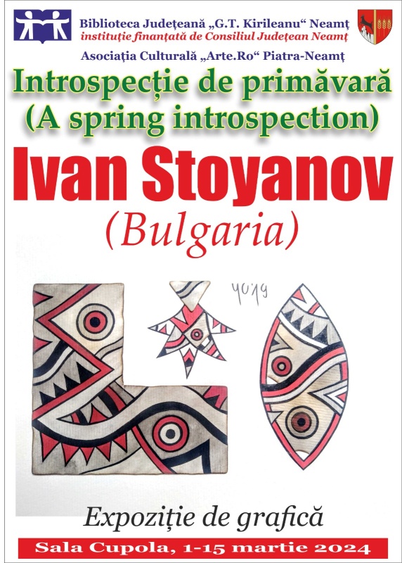 Expoziție de grafică Ivan Stoyanov, la Biblioteca Neamț, ZCH NEWS - sursa ta de informații