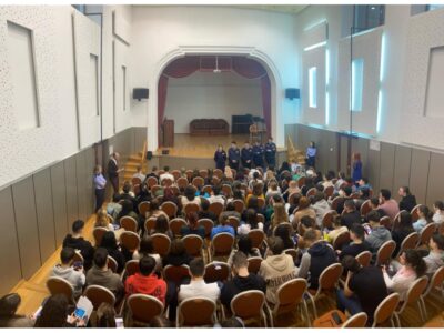 Liceenii de la „Petru Rareș”, întâlnire cu foștii elevi, acum polițiști, ZCH NEWS - sursa ta de informații