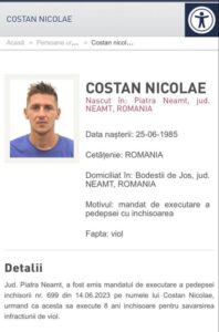 Bărbat din Neamț, urmărit internațional, a fost prins la Roma, ZCH NEWS - sursa ta de informații