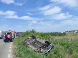 Accident în comuna Sagna. Un bărbat transportat la spital