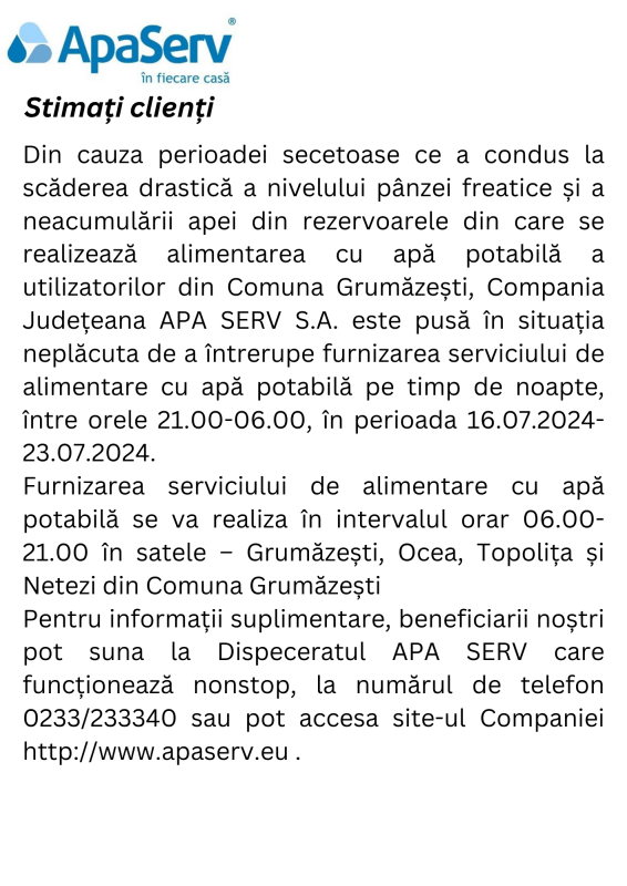 Grumazesti 16.07.2024