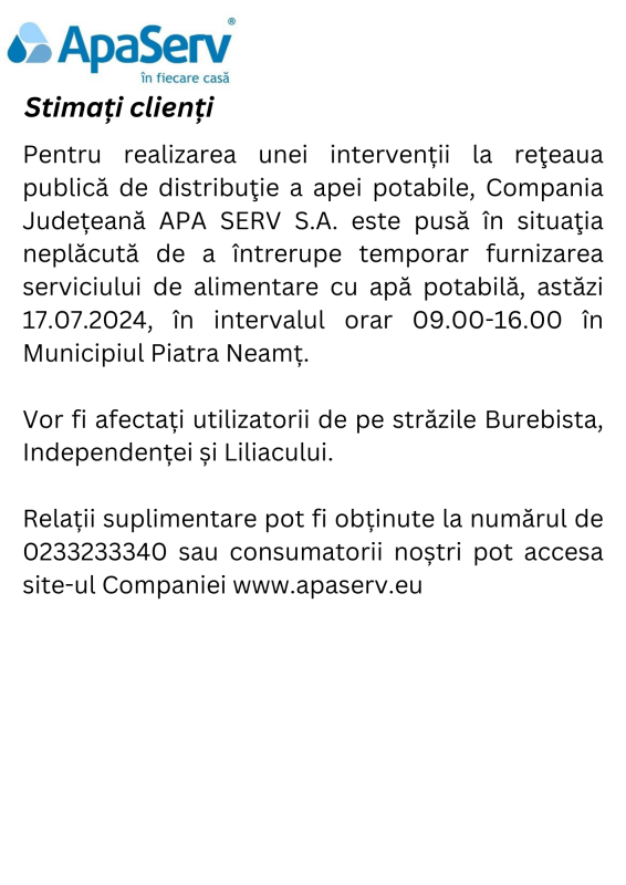 Piatra Nt 17.07.2024