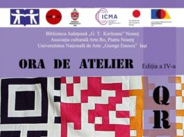 Ora de atelier și codul QR, la Biblioteca Neamț