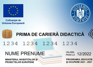 Primele de carieră didactică, disponibile pe carduri