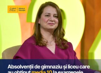 Ligia Deca - elevii cu nota 10 recompensați financiar