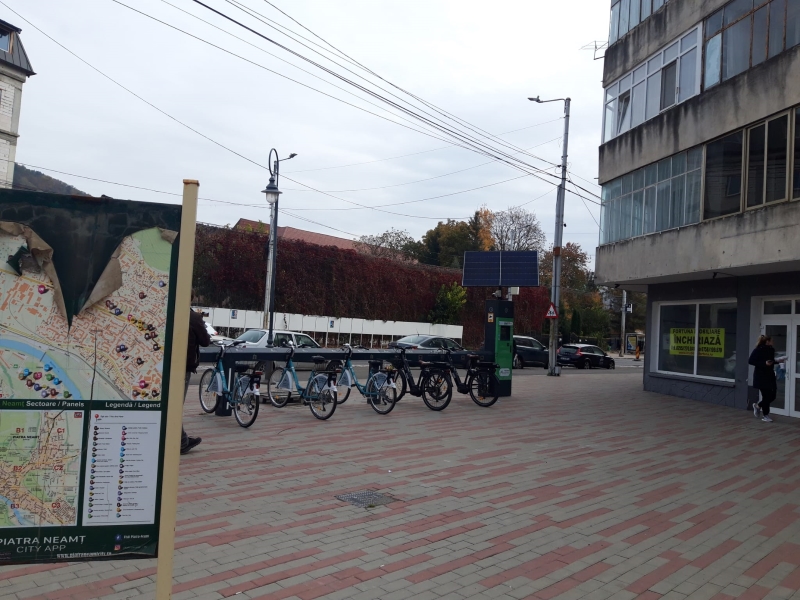 Sistemul de bike sharing din Piatra-Neamț