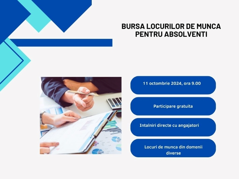 Bursa locurilor de muncă pentru absolvenți