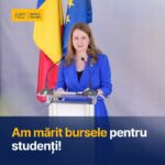 Majorarea burselor studențești aprobată de Ministerul Educației