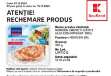 Alertă alimentară: produs cu Listeria retras de la raft