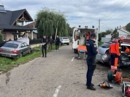 FOTO. Accident grav între localitățile Brusturi și Drăgănești Accident grav între localitățile Brusturi și Drăgănești