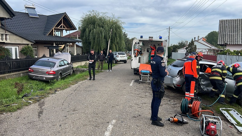 Accident grav între localitățile Brusturi și Drăgănești.