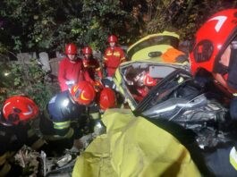 Știre actualizată. Accident cu patru victime pe E 85. Șoferul autoturismului și o pasageră au decedat Accident E85