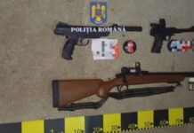 Foto arme - nerespectarea regimului armelor și munițiilor