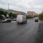 Se toarnă stratul final de asfalt pe Bulevardul Traian