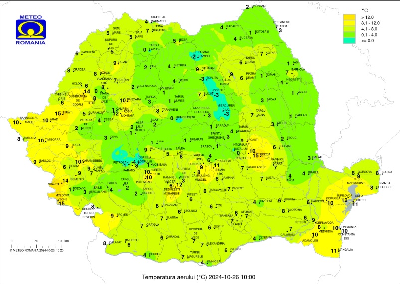 Vreme excelentă și temperaturi peste media perioadei la final de săptămână