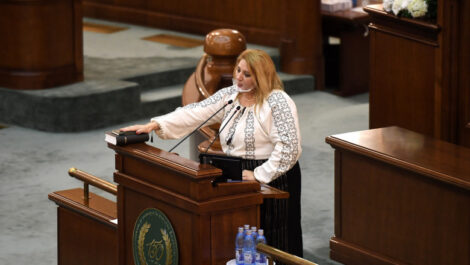 Diana Șoșoacă în Parlament