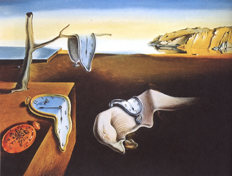 Salvador Dali, La persistencia de la memoriaLa noapte trecem la ora de iarnă: ora 4 devine ora 3