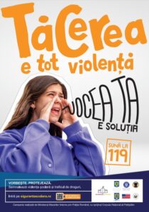 „Vocea ta e soluția” - Concurs de creație virtuală pentru elevi - poster fată