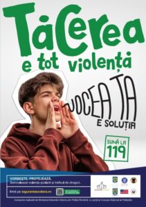 „Vocea ta e soluția” - Concurs de creație virtuală pentru elevi - poster băiat