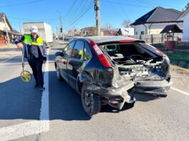 Știre actualizată. Trafic îngreunat după un accident în Târgu Neamț