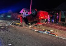 Patru persoane rănite într-un accident la Agapia