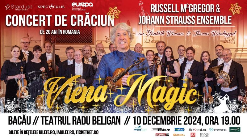 Concertul „Viena Magic” – regal muzical în spiritul sărbătorilor de iarnă