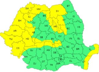 Schimbări în registrul meteo: precipitații, ninsori la munte și vijelii