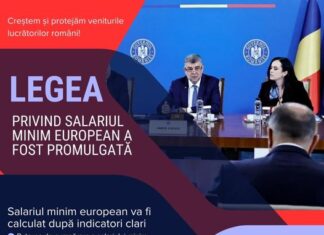 A fost promulgată legea privind salariul minim european